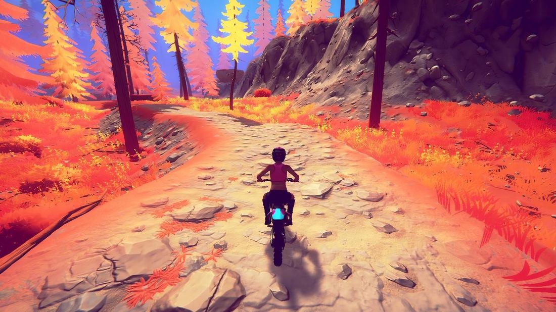 A motocross racing game with tracks inspired by real ones